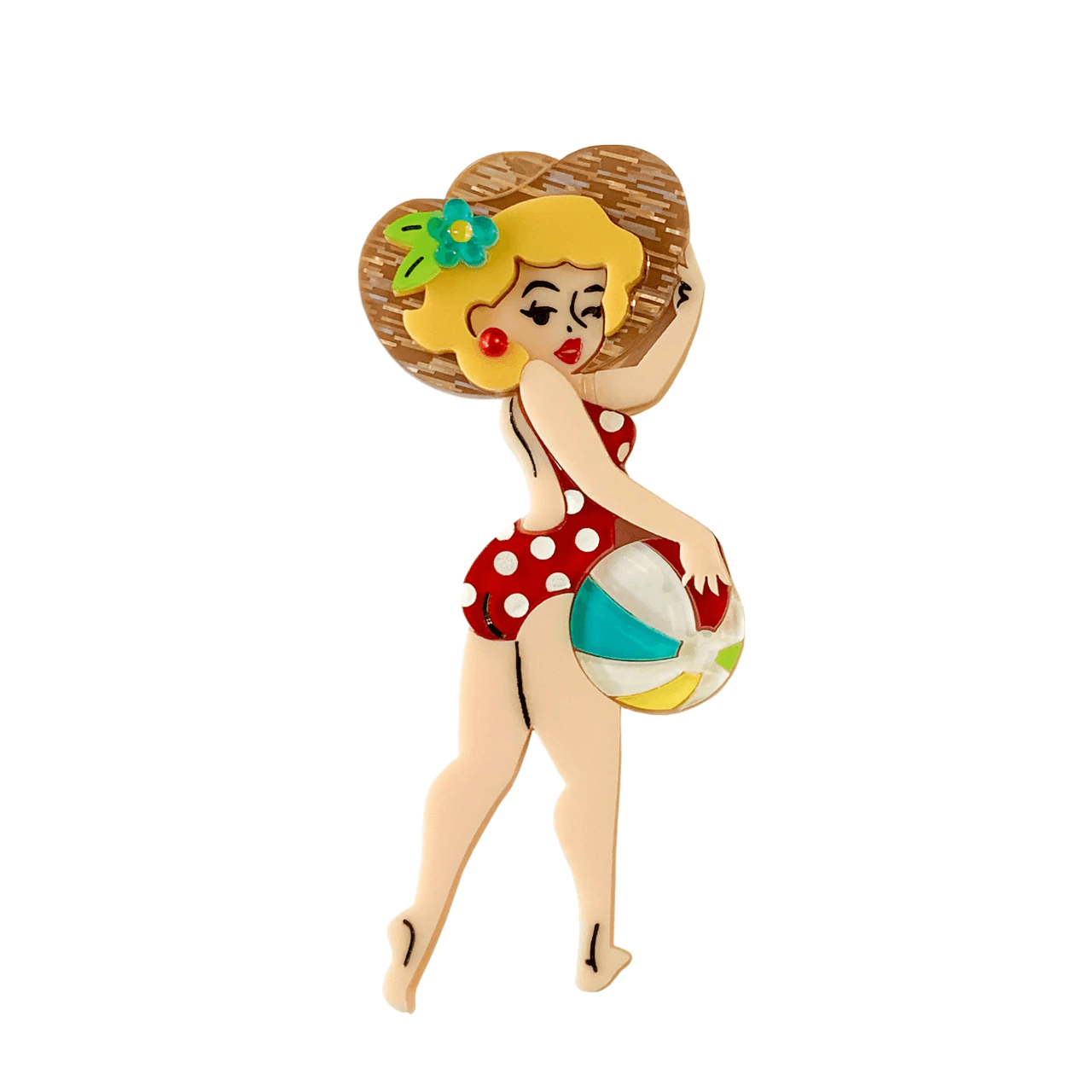Beach Happy Brooch - The Proper Pinup