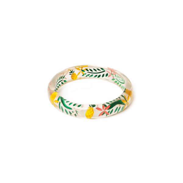 MIDI PINEAPPLE CLEAR BANGLE - DUCHESS FIT - The Proper Pinup