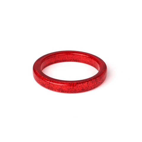 RED GLITTER BANGLE - CLASSIC FIT - The Proper Pinup